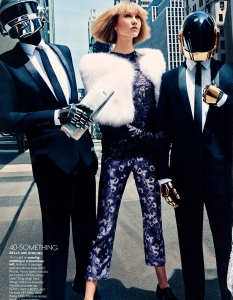 Karlie Kloss & Daft Punk за Vogue US, август 2013 - 8