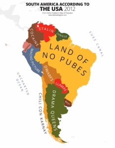 Светът според американците - серия иронични географски карти на Янко Цветков - 6