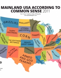 Светът според американците - серия иронични географски карти на Янко Цветков - 7