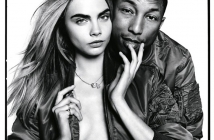 Pharrell Williams и Кара Дeлевин за Vogue UK, септември 2013