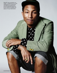 Pharrell Williams и Кара Дeлевин за Vogue UK, септември 2013 - 5