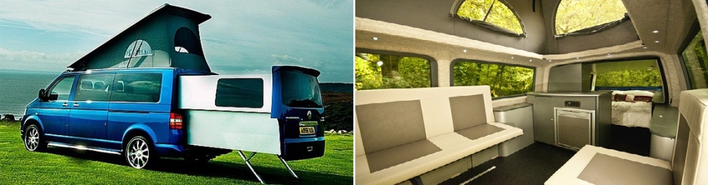 VW t5 Doubleback Camper