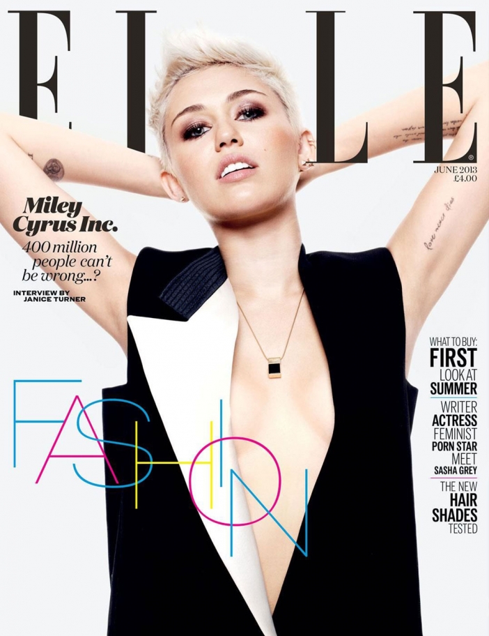 Майли Сайръс за Elle Magazine, юни 2013
