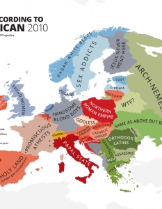 Atlas of Prejudice - 18 иронични карти на Европа от Янко Цветков  - 17
