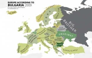 Atlas of Prejudice - 18 иронични карти на Европа от Янко Цветков 