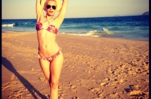 Jessie J на плажа в Рио