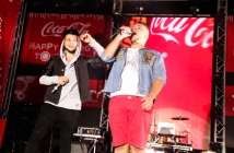 Ангел и Моисей на Coca-Cola Happy Energy Tour 2013 в София