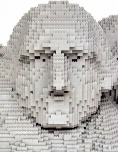 Lego реплика на Mount Rushmore National Memorial