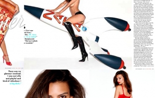 The Girl Who Stole Summer: Емили Ратайковски за GQ, ноември 2013