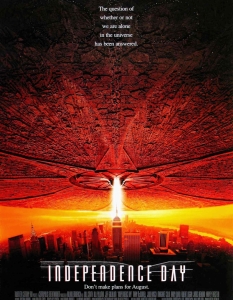 Independence Day (Денят на независимостта)
 Роланд Емерих (Rolland Emmerich) е сред известните "разрушители" в киното. Няма как да не си спомним с носталгия именно един от нюйоркските му "атентати" – Independence Day. 
Човек трудно може да се умори от Уил Смит (Will Smith) и борбата му срещу извънземните в тази лента. Да не говорим за уникалния начин, по който беше разрушен и Емпайър Стейт Билдинг.