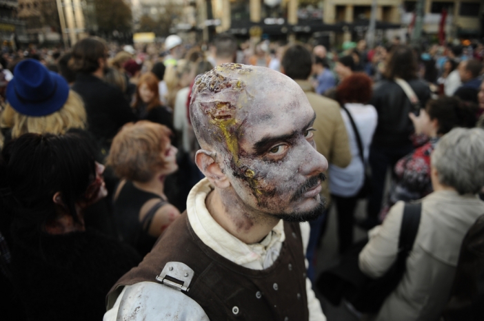 Зомби нашествие в Белград - октомври 2013