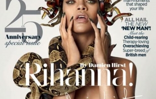 Rihanna за British GQ 25th Anniversary special issue, ноември 2013