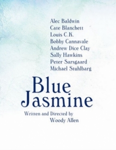 Blue JasmineBlue Jasmine (Син жасмин) е най-новото творение на Уди Алън (Woody Allen). Както обикновено, Алън залага на ярък актьорски състав начело с Кейт Бланшет (Cate Blanchett) и Алек Болдуин (Alec Baldwin). 