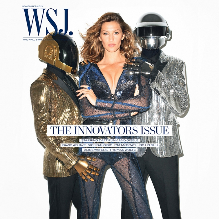 Тери Ричардсън представя: Жизел Бюндхен и Daft Punk за The Wall Street Journal, ноември 2013