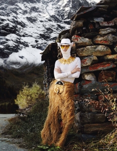 Julia Stegner за Vogue Germany, декември 2013 - 10