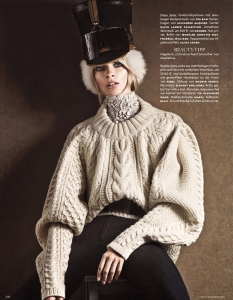 Julia Stegner за Vogue Germany, декември 2013 - 11