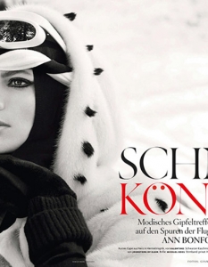 Julia Stegner за Vogue Germany, декември 2013 - 1