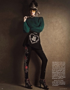 Julia Stegner за Vogue Germany, декември 2013 - 7