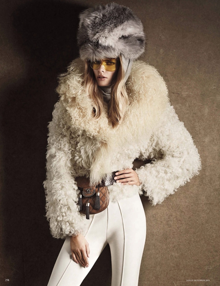 Julia Stegner за Vogue Germany, декември 2013