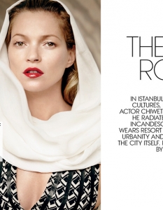 Кейт Мос & Chiwetel Ejorfor за US Vogue, декември 2013 - 1