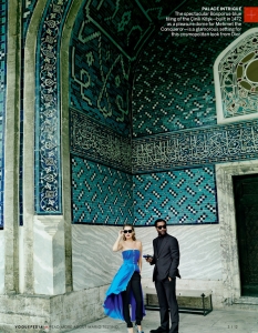 Кейт Мос & Chiwetel Ejorfor за US Vogue, декември 2013 - 3