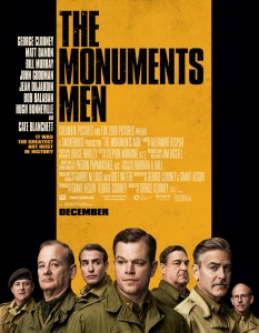  
The Monuments Men
Драмата на Джордж Клуни за Втората световна война трябваше да излезе още      през 2013 г. Той обаче реши да я отложи, за да поработи повече върху      ефектите във филма.
В актьорския състав са Мат Деймън, Бил Мъри, Кейт      Бланшет, Джон Гудман, Хю Бонъвил, Жан Дюжарден и др. Премиерата е      насрочена за 7 февруари 2014 г.
 