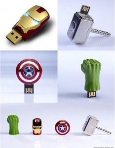 USB стикове Avengers - съхранявайте данните си при най-силните супергерои на света!