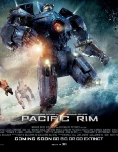 Pacific Rim (Огненият пръстен)
Лентата на Гилермо дел Торо е почти чисто нова, но определено е едно от sci-fi събитията на 2013 г. Вероятно всеки, който е гледал трейлърите на филма, си е помислил, че той ще бъде голямата грешка в творческата биография на режисьора.
Оказа се, че Pacific Rim не само не е грешка, а е един от най-добрите филми на дел Торо. Освен че е впечатляващ във визуално отношение, той кара зрителя да иска да научи и повече за историята – два ключови елемента за всеки филм.