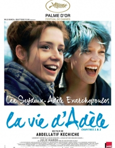 Blue Is the Warmest Color (Животът на Адел)
В Blue Is the Warmest Color няма каскади и специални ефекти. Няма бюджет за стотици милиони и актьорски състав, който виждате във всеки филм. 
Режисьорът Абделатиф Кешиш разчита само на две актриси, чиито имена с право ще се споменават все повече от днес нататък - Адел Екстрачопулус и Лея Сейди. 
Двете участват в една история, разказвана десетилетия наред, която проследява обикновените човешки взаимоотношения в техния най-чист вид. Тъй като това, което Кешиш показва, не е филм, а е самата истина.