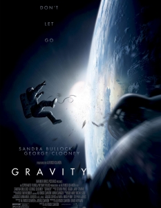 Gravity (Гравитация)
Алфонсо Куарон знае как да привлече вниманието на публиката и Gravity е поредното доказателство за това. В космическата драма с Джордж Клуни и Сандра Бълок той предоставя на публиката едно изцяло ново кино изживяване. 
Филмът наистина може да накара зрителя да се почувства в космоса – нещо, което едва ли всеки ще понесе, но определено не е за изпускане.