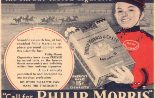 14 абсурдни реклами на цигари от миналото