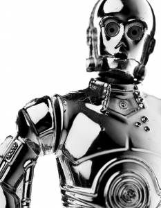 C-3PO
"Златният цвят изглежда интересно дори в черно и бяло. Е, отразяващата се повърхност поне. Така си мисля."
Vesa Lehtimaki, август 2009