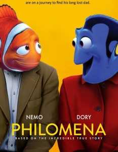 Марвин и Дори от Finding Nemo (Търсенето на Немо) във Philomena (Филомена)