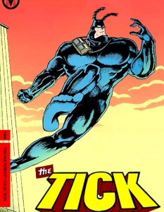 The Tick
The Tick е от онези сериали, които излязоха в неточното време и на неточното място.
Изключително забавен сериал, който се излъчваше в час пик на детските анимации, като таргетът му обаче, не беше детската аудитория. За кратко той беше пренебрегван за сметка на други супергерои, което доведе и до спирането му.
Игрален филм за The Tick днес може да е голям хит, особено ако бъде направен от режисьор с по-особено чувство за хумор като Сет Макфарлън или Едгар Райт например.