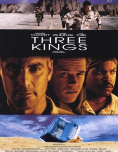 Three Kings (Трима крале)
Джордж Клуни посвети голяма част от времето си през  90-те години на налагане на своя образ, в резултат на което в това десетилетие излизат както  няколко добри, така и няколко ужасни филма с негово участие.
За щастие, Three Kings e от първите и  загатва по страхотен начин какво предстои на актьора в новото  хилядолетие. Да не говорим колко ударно трио са с Марк Уолбърг и Ice  Cube...