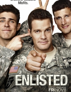 Enlisted
Едно заглавие, което се присъединява към списъка на незаслужено прекратените след първи сезон сериали - ситкома Enlisted на Fox.