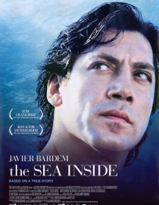 The Sea Inside 
Тежестта на тази драма е трудна за понасяне, както и историята на испанеца Рамон Сампедро.
В продължение на десетилетия той се бори за прекратяване на собствения си живот. Годините пък го срещат с две жени, които се опитват да го подкрепят, макар и по различен начин.
Хавиер Бардем в една от най-емоционалните роли в цялата си кариера!