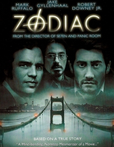 Zodiac (Зодиак)
Ако има нещо, в което Дейвид Финчър е добър, това е пресъздаването на напрегнати до крайност ситуации.
Филмът му Zodiac от 2009 г. е вдъхновен от един от най-известните неразкрити серийни убийци в историята на Калифорния - Зодиак.
Уникалното на лентата на Финчър не е в показването на престъпника, а в изграждането на напрежението около разследването на убийствата му. Да те побият тръпки...