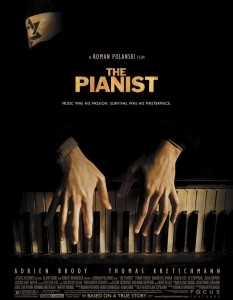 The Pianist  (Пианистът) 
Когато стане дума за Ейдриън Броуди, всеки се сеща за целувката му с Хали Бери на наградите "Оскар" през 2003 г.
Това, което стана повод за нея обаче, е далеч по-стойностно - филмът The Pianist, разказващ историята за оцеляването на пианиста Владислав Шпилман по време на Холокоста.