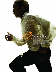 12 Years A Slave (12 години в робство)
Историите от реалния живот, които се филмират, обикновено са драматични. 12 Years A Slave не е изключение. Лентата представя трагичната съдба на американеца Соломон Нортъп.
В средата на 19-ти век цветнокожият цигулар е отвлечен от дома си и продаден в робство. Годините постепенно минават, но той не губи надежда отново да види семейството си. 
Междувременно пише своите мемоари, благодарение на които днес знаем неговата история.