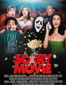 Scary Movie (Страшен филм)
През 2013 г. излезе пета част от поредицата Scary Movie и всички се съгласиха, че тя не става за нищо.
Когато първият филм дебютира през 2000 г. обаче, шегите бяха сравнително свежи, а пародийните комедии все още не бяха толкова досадно много, колкото са днес. 
Разбира се, Scary Movie не е шедьовър на кино изкуството, но стига да сте запознати с кървавите бани в хорър жанра през 90-те, със сигурност ще се позабавлявате два часа.