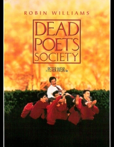 Джон Кийтинг в Dead Poets Society
Всеки от нас е имал любим учител в гимназията и Джон Кийтинг е събирателен образ на всички тях.
В Dead Poets Society (Обществото на мъртвите поети) той вдъхновява учениците си и ги заразява със своята любов към литературата, романтиката и любовта. Във финалната сцена на филма момчетата му се отблагодаряват по начин, който няма как да не е навлажнил поне леко очите ви.