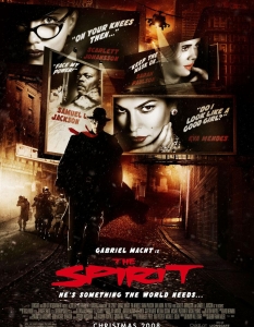 The Spirit
Франк Милър има общо три филма като режисьор и два от тях са Sin City, а за третия се опитваме да забравим. 
The Spirit определено се отличава с визията, която виждаме в споменатите по-горе комиксови адаптации. Лентата обаче се опитва да бъде също така забавна, мрачна, секси и безброй други неща, като в крайна сметка не успява нито в едното.
Дори актьори като Скарлет Йохансон и Самюел Джаксън, които играят злодеите в The Spirit, не успяват да се представят на подобаващо ниво.