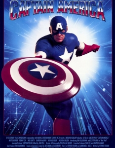 Captain America
Някои хора може да не знаят, но това наистина се случи - през 1990 г. И днес се радваме, че Крис Еванс даде истински живот на супервойника на Marvel.
Версията отпреди 25 години е направена с изключително нисък бюджет, който води до неубедителни ефекти (ако изобщо има такива) и неопитен актьорски състав. 
Единственият му плюс е, че днес той успява да предизвика някаква носталгия у зрителя, поне у този, който е бил роден по това време, за да види филма.
