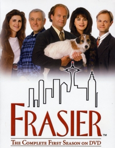 Frasier (Фрейзър)
Е, нямаше как да включим Cheers (Бар "Наздраве"), тъй като е сериал, който определено принадлежи на 80-те. 
Неговият наследник и spin-off обаче - Frasier - е тук. Историята в него се фокусира върху един от редовните посетители в бар "Наздраве" - психиатъра Фрейзър Крейн, който заменя Бостън за родния Сиатъл и заживява отново с баща си. 
Развитие в персонажа, което следихме с интерес цели 11 сезона.