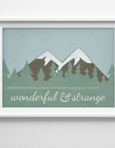 9. Twin Peaks Wonderful and Strange Art Printцена: $14.00
