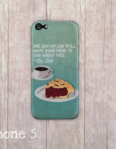 3. Log Lady Coffee and pie iPhone Caseцена: $35.00