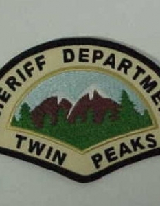 5. Twin Peaks Sheriff’sDepartment Patchцена: $10.00