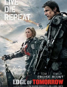 Edge of Tomorrow
Ние, а вероятно и много други киномани, си помислихме, че ни очаква Oblivion 2, а Edge of Tomorrow се оказа нещо повече.
Забавна смесица между оригинален 3D shooter и комедията Groundhog Day с Бил Мъри - мечта, за която копнееха хиляди нърдове, най-после беше реализирана, и то по един фантастичен начин.
Edge of Tomorrow е от филмите на 2014 г., които ще станат класика и които ще гледаме и след години, спомняйки си с носталгия за sci-fi жанра. Покъртително яка героиня в лицето на Емили Блънт!