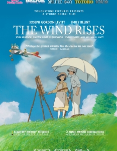 The Wind Rises
Дори великият режисьор Хаяо Миязаки да не се оттегляше от киното с The Wind Rises, последният му филм все пак щеше да бъде в тази класация.
Залагайки на биографичната драма, за разлика от другите си филми с много фентъзи елементи и магия, японският филммейкър си тръгва, докато е на върха. Една кариера, която остави следа не само в историята на японската анимация, а и в световната като цяло.